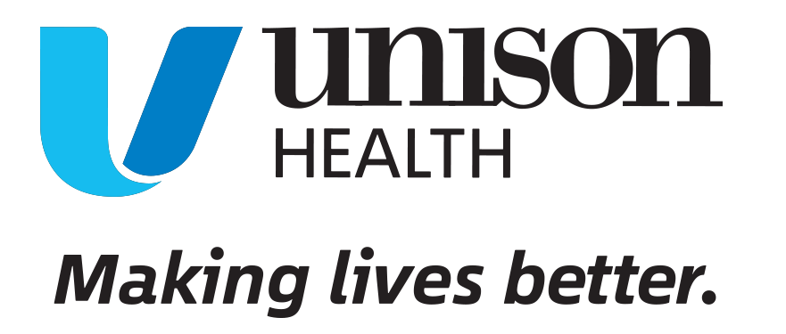 Unison Health logo promoting better lives through mental health services